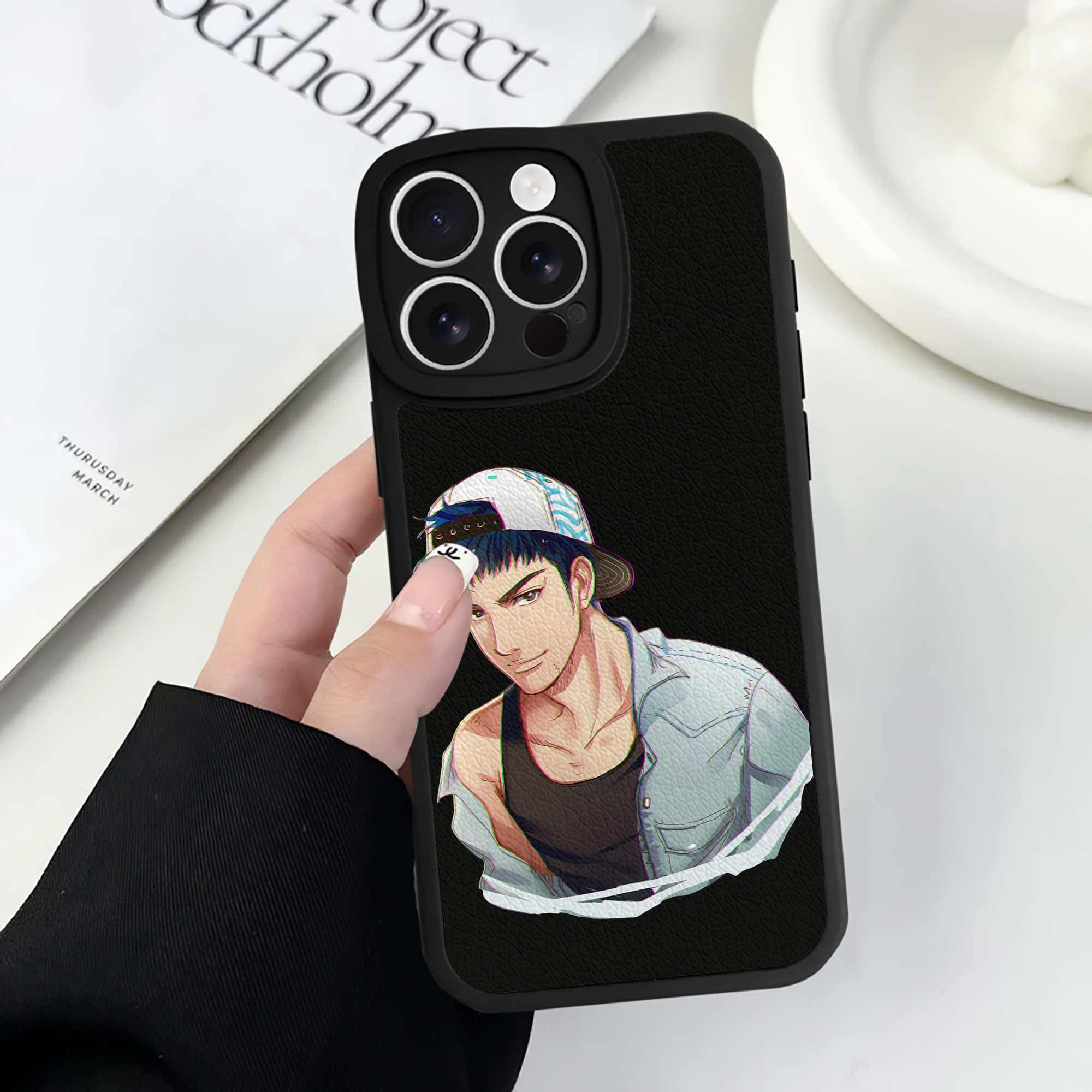 （画像用） SLAM DUNK／スラムダンク 【iPhone 16シリーズ対応】シリコンスマホケース（レザー調） 材質：シリコン